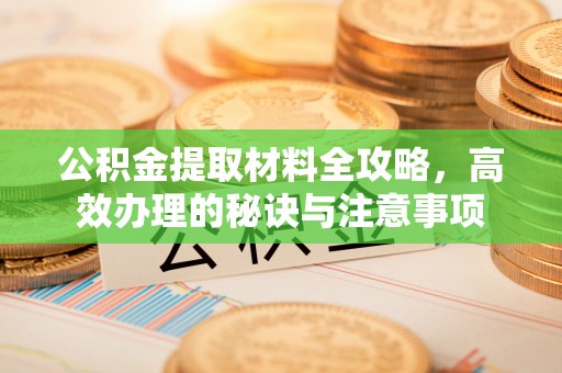 洛宁公积金提取材料全攻略，高效办理的秘诀与注意事项