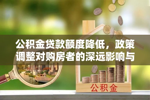 洛宁公积金贷款额度降低，政策调整对购房者的深远影响与应对策略