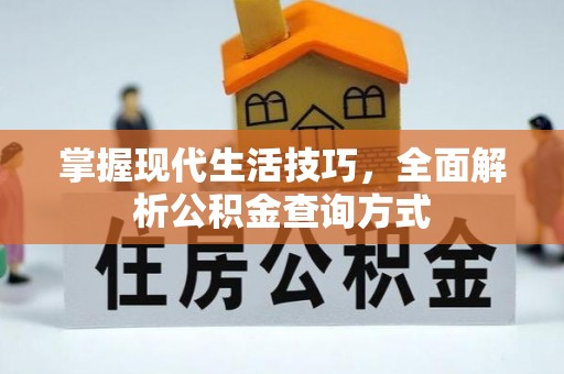 洛宁掌握现代生活技巧，全面解析公积金查询方式