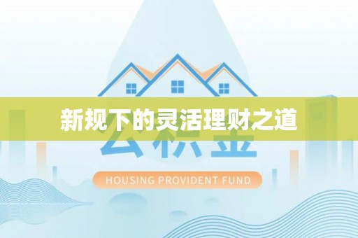 洛宁新规下的灵活理财之道