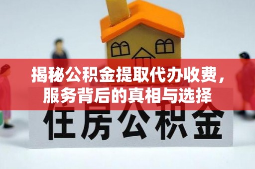 洛宁揭秘公积金提取代办收费，服务背后的真相与选择