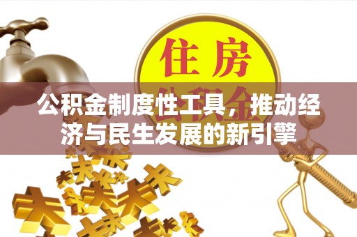 洛宁公积金制度性工具，推动经济与民生发展的新引擎