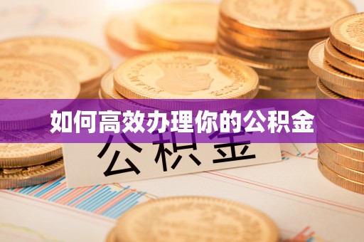 洛宁如何高效办理你的公积金