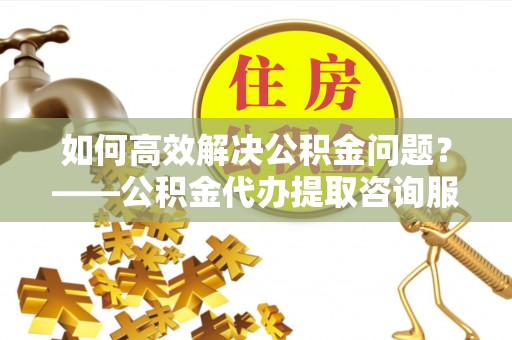 洛宁如何高效解决公积金问题？——公积金代办提取咨询服务指南