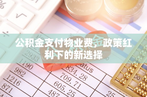 洛宁公积金支付物业费，政策红利下的新选择