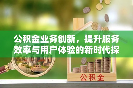 洛宁公积金业务创新，提升服务效率与用户体验的新时代探索
