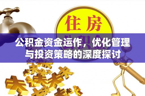 洛宁公积金资金运作，优化管理与投资策略的深度探讨