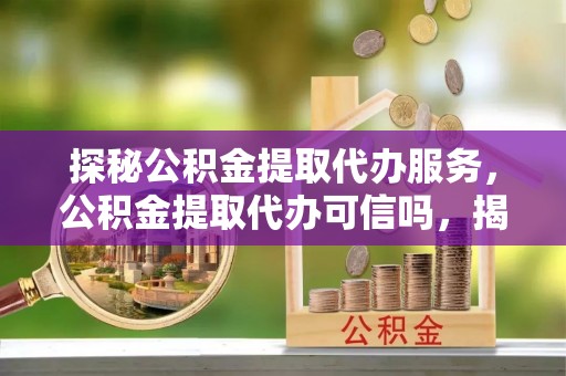 洛宁探秘公积金提取代办服务，公积金提取代办可信吗，揭秘真相与选择指南