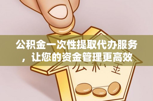 洛宁公积金一次性提取代办服务，让您的资金管理更高效