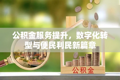 洛宁公积金服务提升，数字化转型与便民利民新篇章