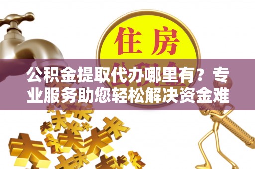 洛宁公积金提取代办哪里有？专业服务助您轻松解决资金难题