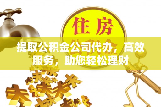洛宁提取公积金公司代办，高效服务，助您轻松理财