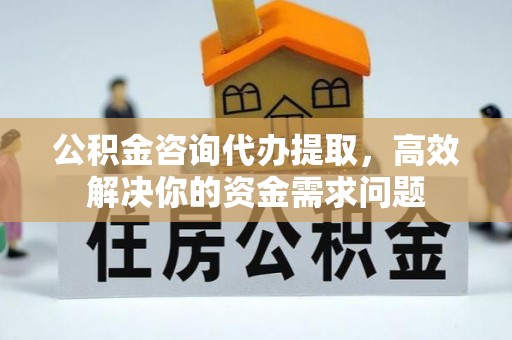 洛宁公积金咨询代办提取，高效解决你的资金需求问题