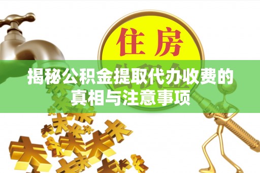 洛宁揭秘公积金提取代办收费的真相与注意事项