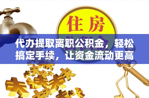 洛宁代办提取离职公积金，轻松搞定手续，让资金流动更高效