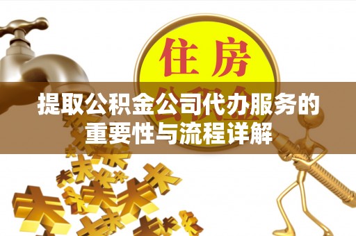洛宁提取公积金公司代办服务的重要性与流程详解