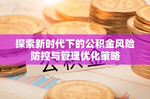 洛宁探索新时代下的公积金风险防控与管理优化策略